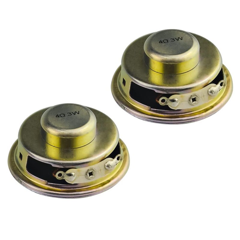 WMYCONGCONG 4 PCS 1.5" 4ohm 3W Full Range Audio Speaker Stereo Woofer Loudspeaker for Arduino and DIY Speaker, Color Random - Image 5